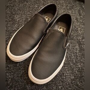 Vans Classic Slip On Perforated Leather